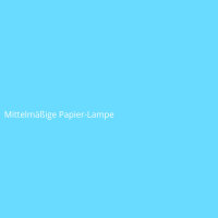 Mittelmäßige Papier-Lampe