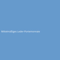 Mittelmäßiges Leder-Portemonnaie